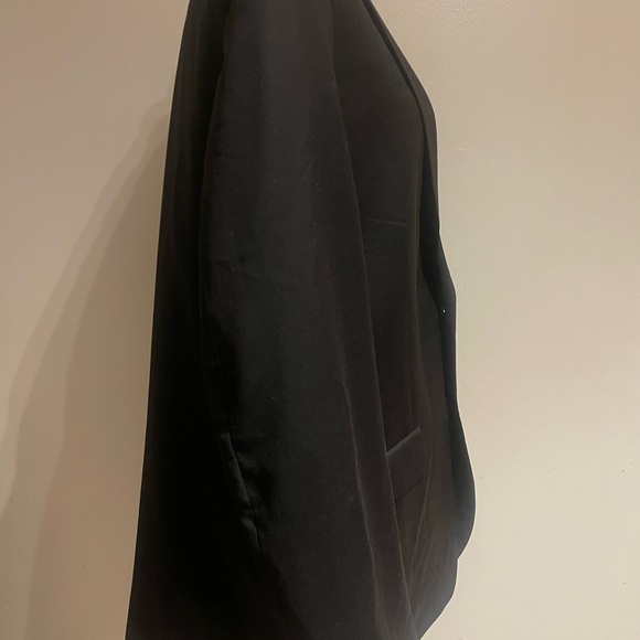 Lauren Ralph Lauren Men’s Black Wool Blazer Sport Coat Jacket 44R Two-Button - Picture 5 of 11